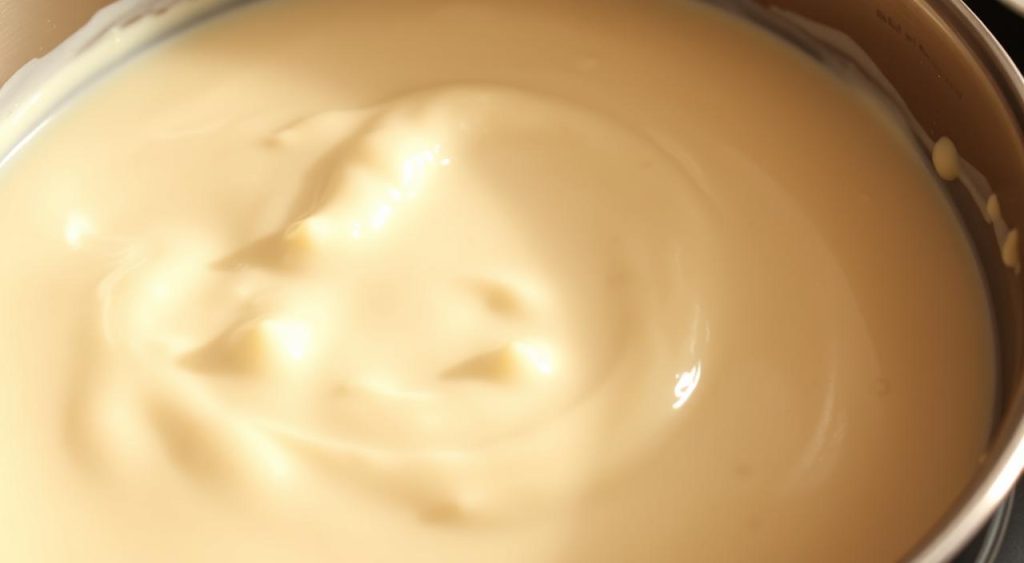 molho branco com creme de leite